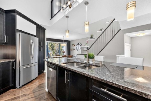 31 Cranford Close Se, Calgary, AB - Indoor Photo Showing Kitchen With Stainless Steel Kitchen With Double Sink With Upgraded Kitchen