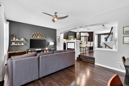 31 Cranford Close Se, Calgary, AB - Indoor Photo Showing Living Room