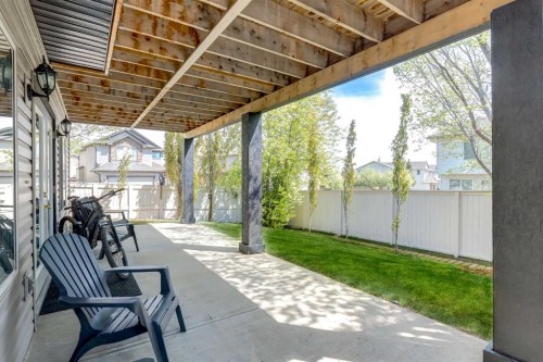 335 Morningside Crescent Sw, Airdrie, AB - Outdoor With Deck Patio Veranda