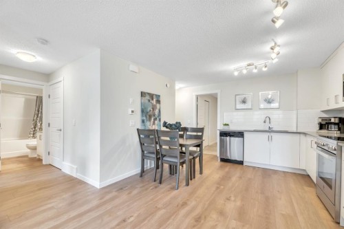 314 Cranbrook Square Se, Calgary, AB - Indoor Photo Showing Kitchen