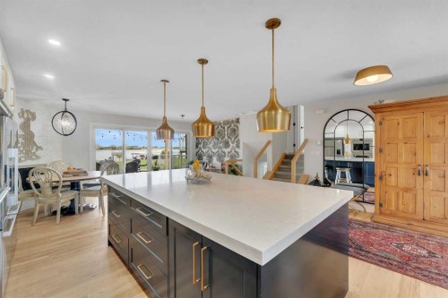 272 West Chestermere Drive, Chestermere, AB - Indoor Photo Showing Kitchen With Upgraded Kitchen