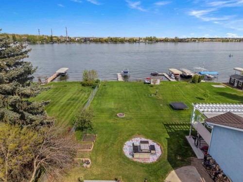 272 West Chestermere Drive, Chestermere, AB - Outdoor With Body Of Water With View