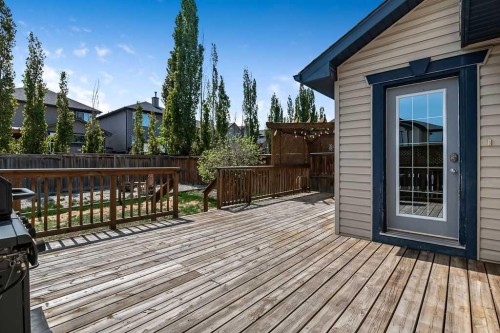158 New Brighton Lane Se, Calgary, AB - Outdoor With Deck Patio Veranda With Exterior