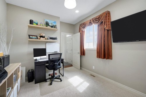25 Redstone Path Ne, Calgary, AB - Indoor Photo Showing Office