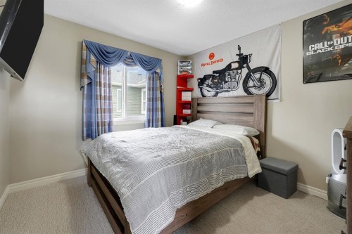 25 Redstone Path Ne, Calgary, AB - Indoor Photo Showing Bedroom