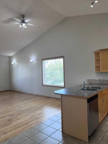 A-4813 49 Street West, Olds, AB - Indoor Photo Showing Kitchen With Double Sink