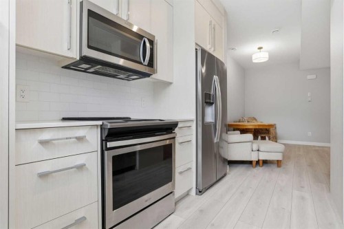 1240 Cornerstone Way Ne, Calgary, AB - Indoor Photo Showing Kitchen With Stainless Steel Kitchen With Upgraded Kitchen