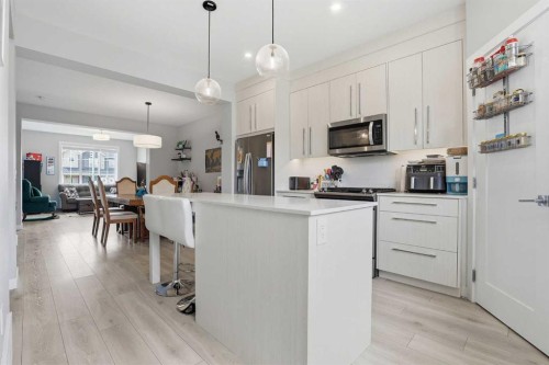 1240 Cornerstone Way Ne, Calgary, AB - Indoor Photo Showing Kitchen With Upgraded Kitchen