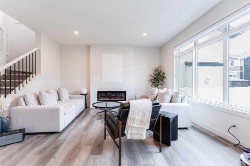 64 Waterford Terrace, Chestermere, AB - Indoor With Fireplace
