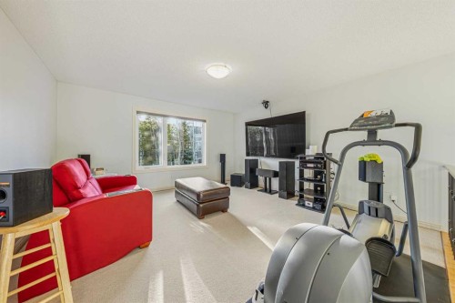 109 Silverado Creek Crescent Sw, Calgary, AB - Indoor Photo Showing Living Room