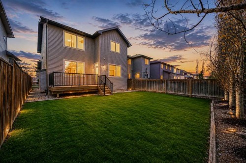 109 Silverado Creek Crescent Sw, Calgary, AB - Outdoor With Deck Patio Veranda