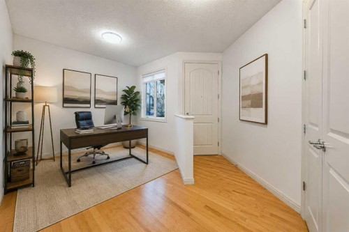 109 Silverado Creek Crescent Sw, Calgary, AB - Indoor Photo Showing Office