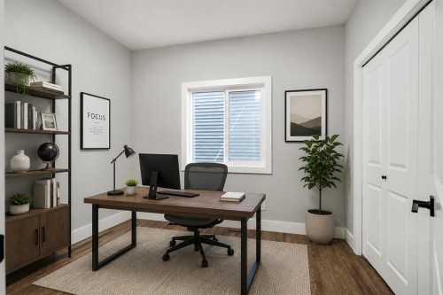 127 Creekstone Park Sw, Calgary, AB - Indoor Photo Showing Office