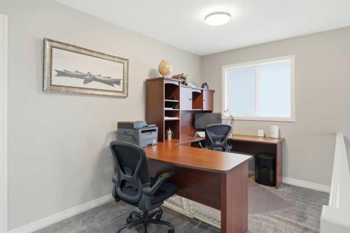16 Sunset Terrace, Cochrane, AB - Indoor Photo Showing Office