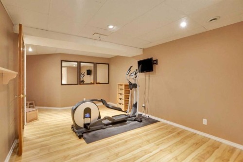62 Macewan Park View Nw, Calgary, AB - Indoor Photo Showing Gym Room