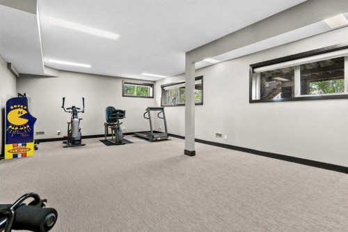 29 Quarry Court Se, Calgary, AB - Indoor Photo Showing Gym Room