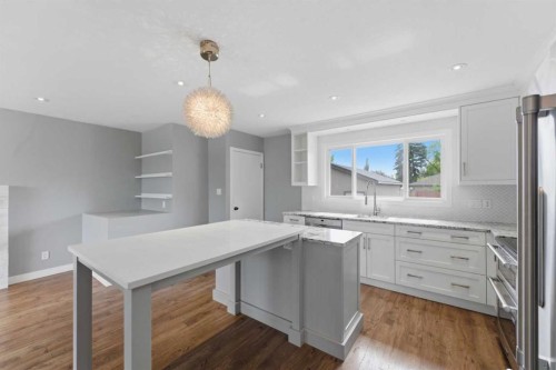 819 Avonlea Place Se, Calgary, AB - Indoor Photo Showing Kitchen With Upgraded Kitchen