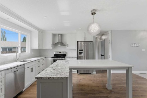 819 Avonlea Place Se, Calgary, AB - Indoor Photo Showing Kitchen With Stainless Steel Kitchen With Upgraded Kitchen