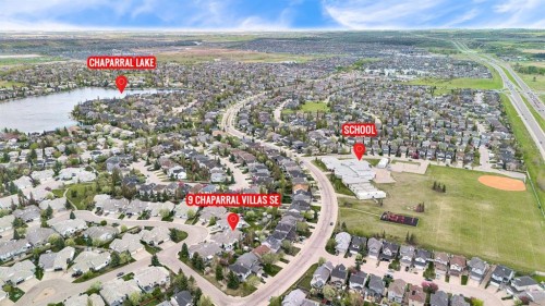 9 Chaparral Villas Se, Calgary, AB - Outdoor With View