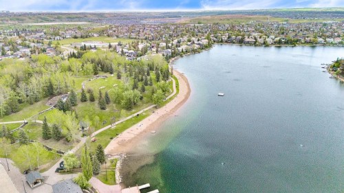 9 Chaparral Villas Se, Calgary, AB - Outdoor With Body Of Water With View