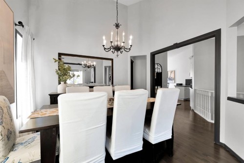 9 Chaparral Villas Se, Calgary, AB - Indoor Photo Showing Dining Room