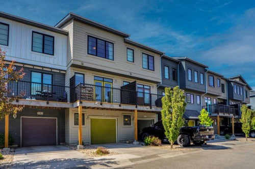 281 Walden Drive Se, Calgary, AB - Outdoor With Balcony With Facade