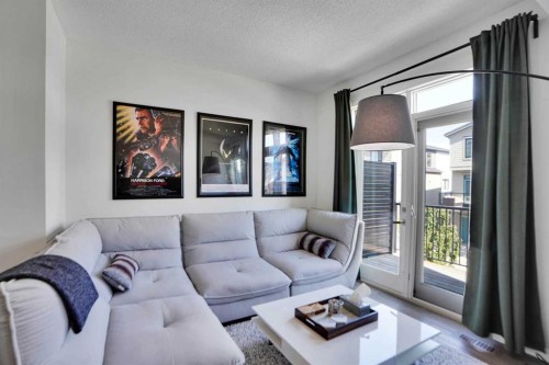 281 Walden Drive Se, Calgary, AB - Indoor Photo Showing Living Room