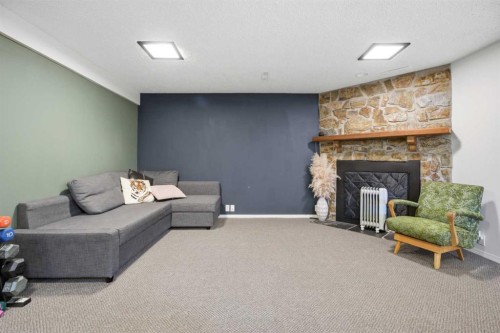 14816 1 Street Se, Calgary, AB - Indoor With Fireplace
