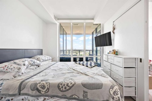 808-615 6 Avenue Se, Calgary, AB - Indoor Photo Showing Bedroom
