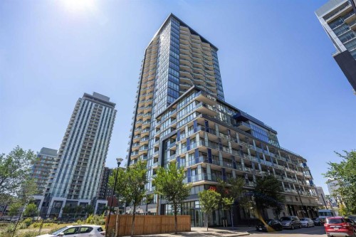 808-615 6 Avenue Se, Calgary, AB - Outdoor With Balcony With Facade