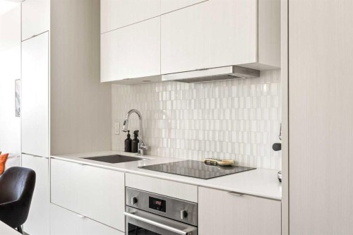 808-615 6 Avenue Se, Calgary, AB - Indoor Photo Showing Kitchen With Upgraded Kitchen