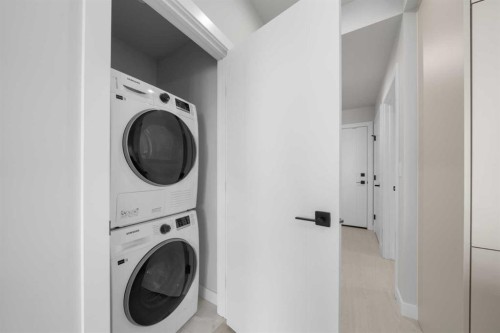 309-8375 Broadcast Avenue Sw, Calgary, AB - Indoor Photo Showing Laundry Room