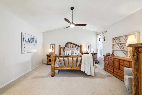 36 Cummer Place, Bragg Creek, AB - Indoor Photo Showing Bedroom