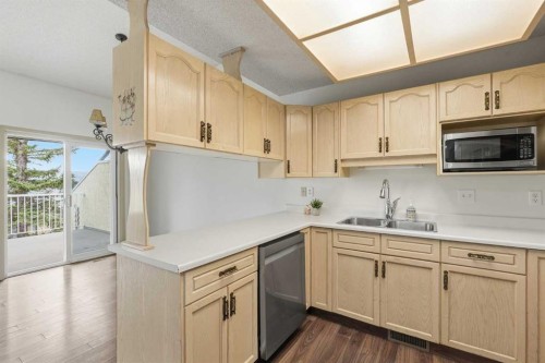 29 Edenwold Green Nw, Calgary, AB - Indoor Photo Showing Kitchen With Double Sink