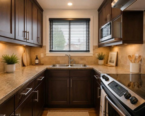 10-123 13 Avenue Ne, Calgary, AB - Indoor Photo Showing Kitchen With Double Sink