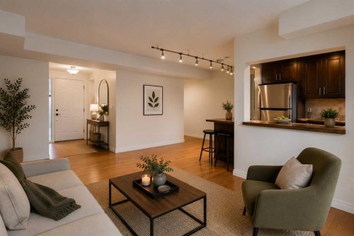 10-123 13 Avenue Ne, Calgary, AB - Indoor Photo Showing Living Room