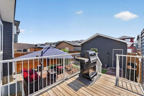 271 Fireside Drive, Cochrane, AB - Outdoor With Deck Patio Veranda With Exterior