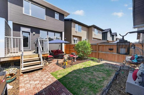 271 Fireside Drive, Cochrane, AB - Outdoor With Deck Patio Veranda