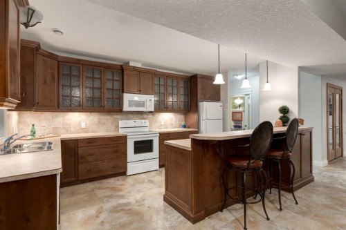 100-274256 272 Street West, Rural Foothills County, AB - Indoor Photo Showing Kitchen With Double Sink