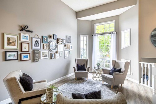 79 West Lakeview Passage, Chestermere, AB - Indoor Photo Showing Living Room