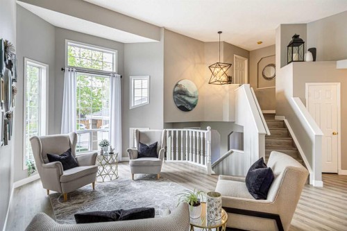 79 West Lakeview Passage, Chestermere, AB - Indoor Photo Showing Living Room