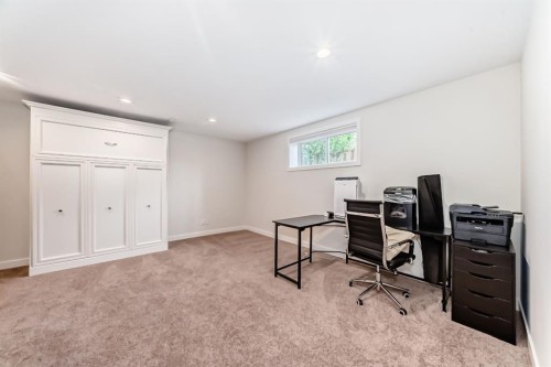 799 Tuscany Drive Nw, Calgary, AB - Indoor Photo Showing Office
