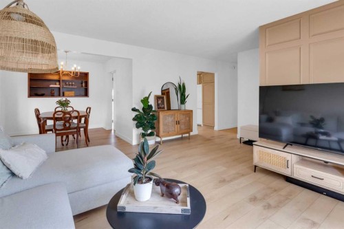 77 Hogarth Crescent Sw, Calgary, AB - Indoor Photo Showing Living Room