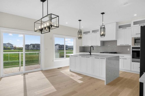 14 Ranchers Meadows, Okotoks, AB - Indoor Photo Showing Kitchen With Upgraded Kitchen
