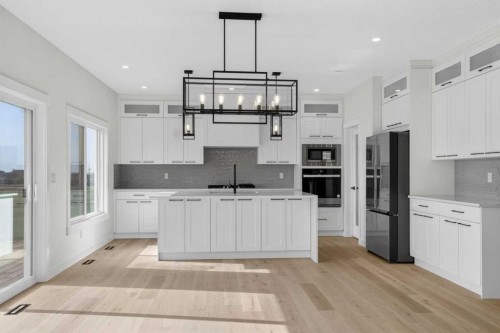 14 Ranchers Meadows, Okotoks, AB - Indoor Photo Showing Kitchen With Upgraded Kitchen