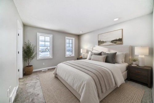 36 Savanna Place Ne, Calgary, AB - Indoor Photo Showing Bedroom