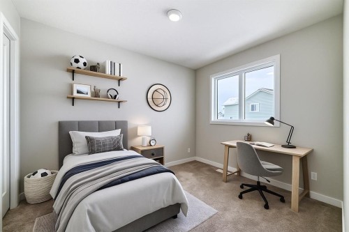 36 Savanna Place Ne, Calgary, AB - Indoor Photo Showing Bedroom