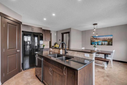 91 Panora Square Nw, Calgary, AB - Indoor Photo Showing Kitchen With Double Sink