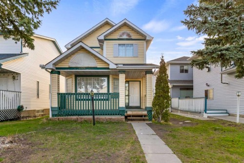 3806 Catalina Boulevard Ne, Calgary, AB - Outdoor With Deck Patio Veranda With Facade