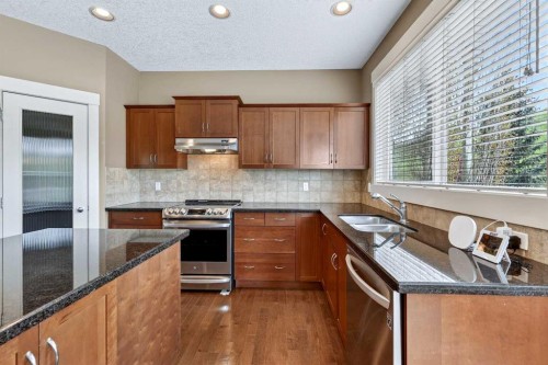 337 Discovery Ridge Boulevard Sw, Calgary, AB - Indoor Photo Showing Kitchen With Stainless Steel Kitchen With Double Sink